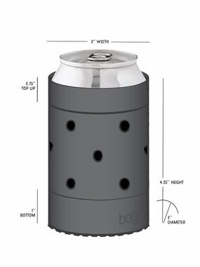 Bogg Boozie by BOGG BAG Gray Can Holder/Cooler